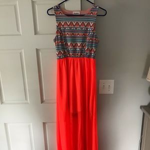 Bright Aztec maxi dress
